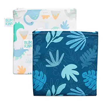 Bumkins Snack Bag Large 2 Pack
