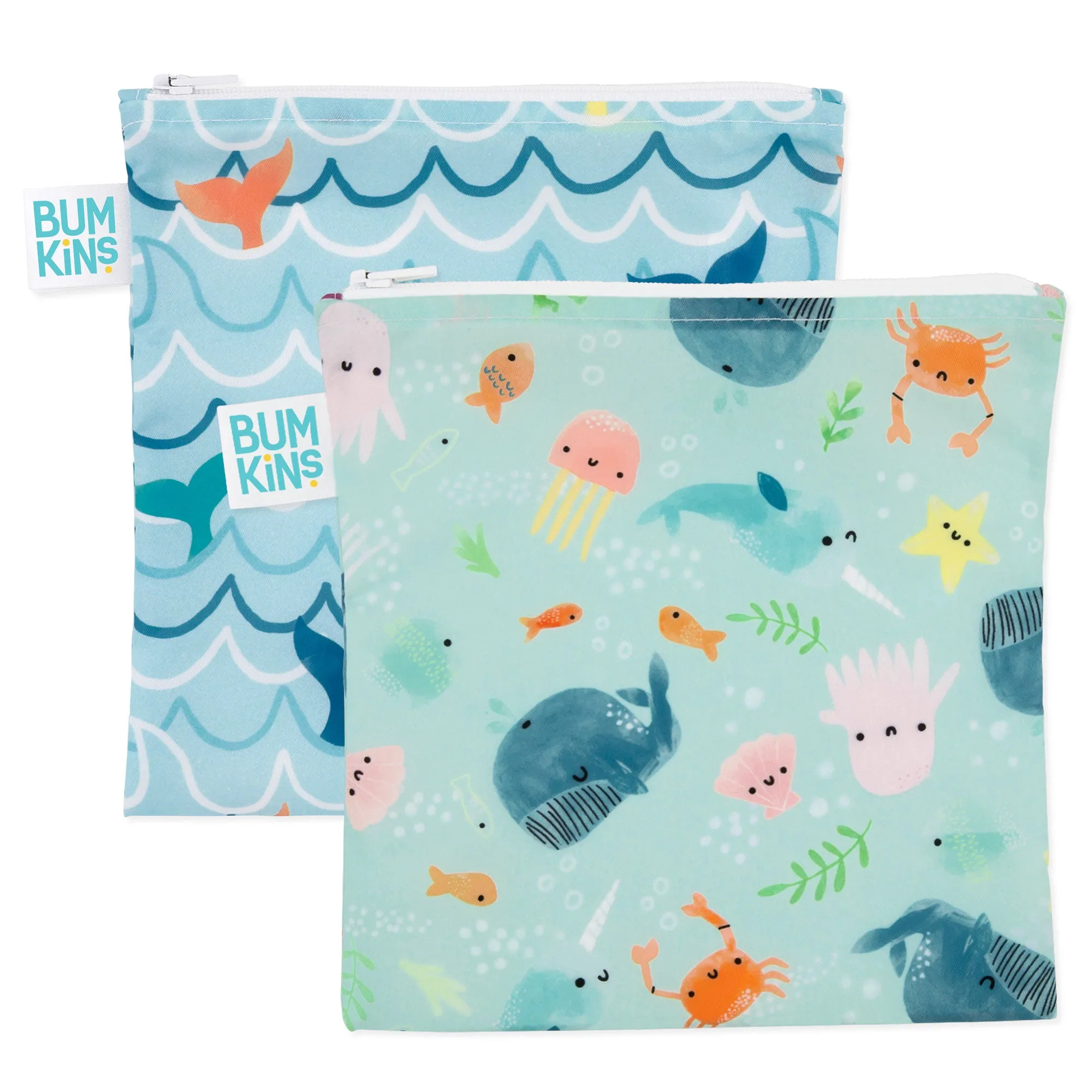 Bumkins Snack Bag Large 2 Pack