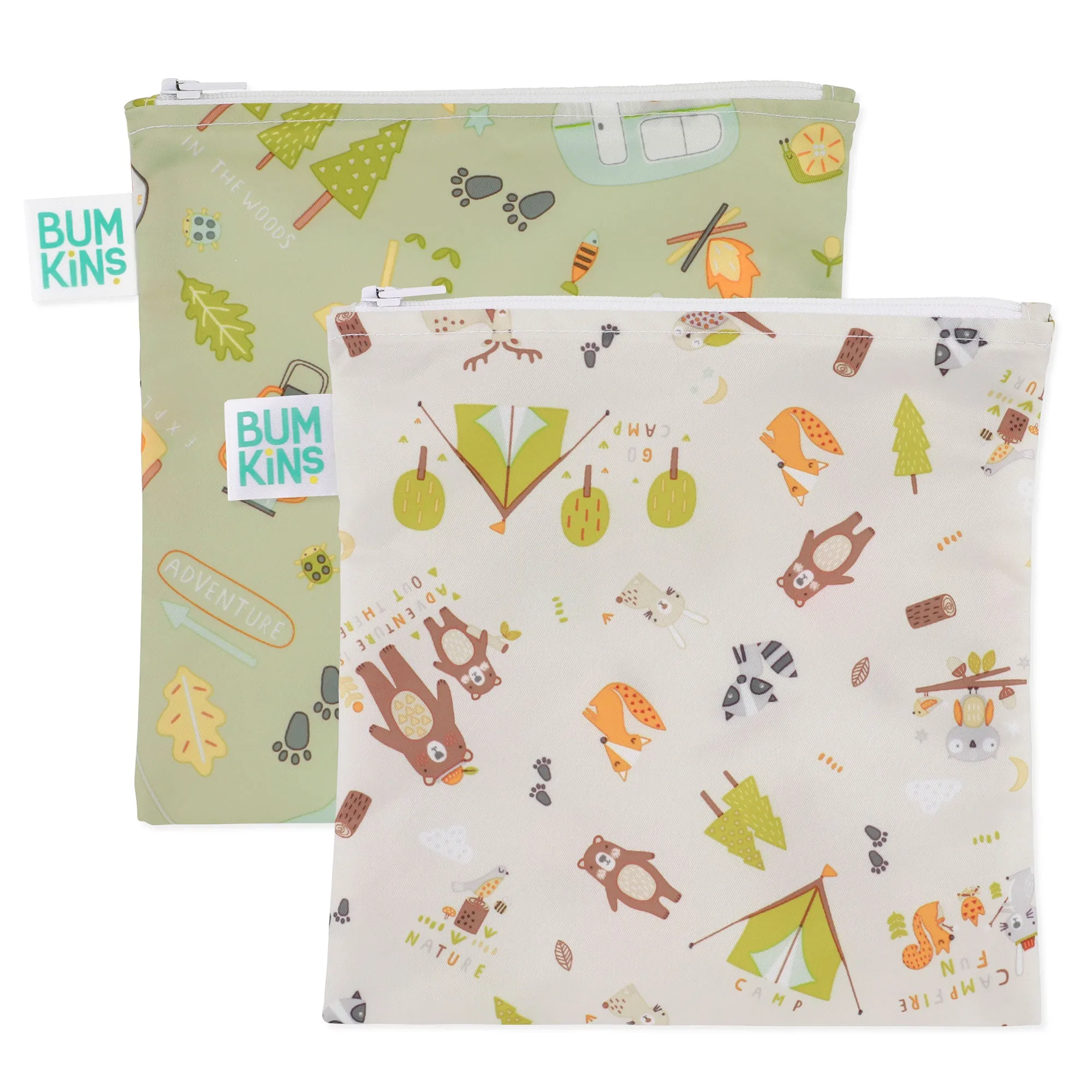 Bumkins Snack Bag Large 2 Pack