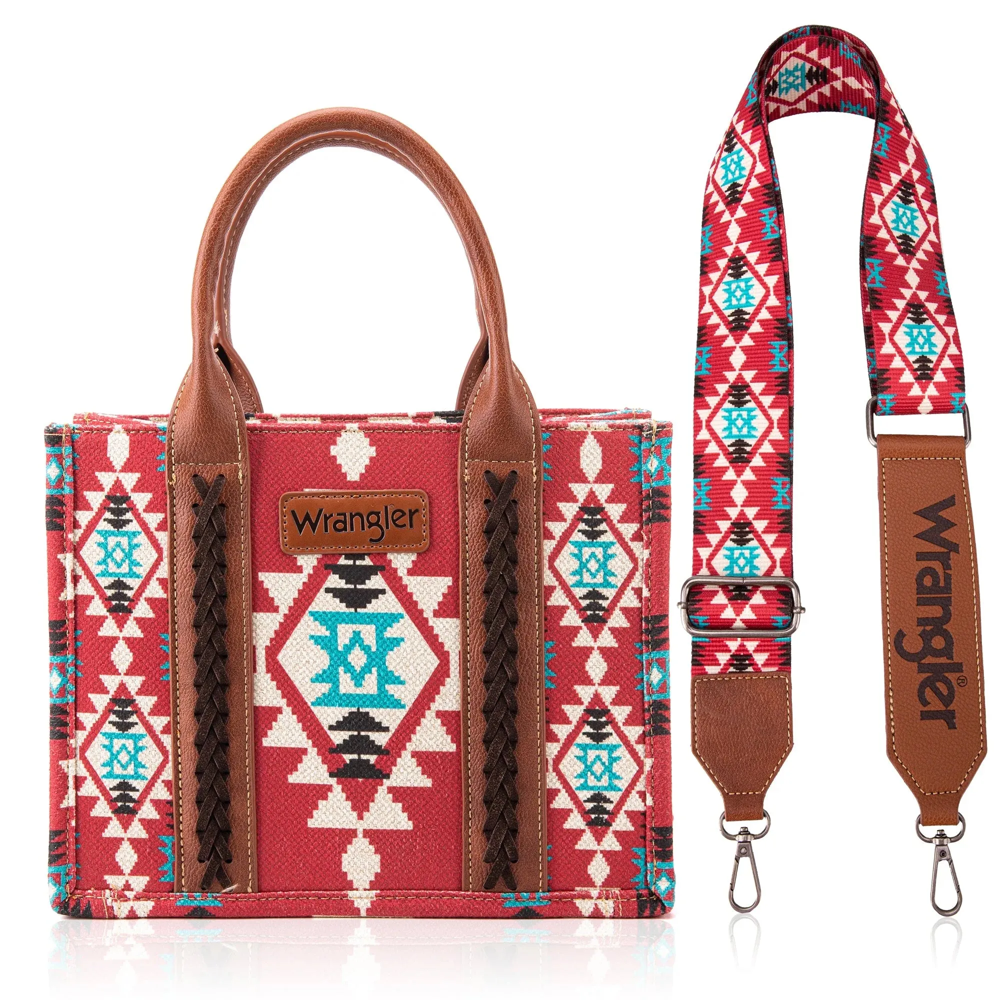 Burgundy Wrangler Canvas Crossbody