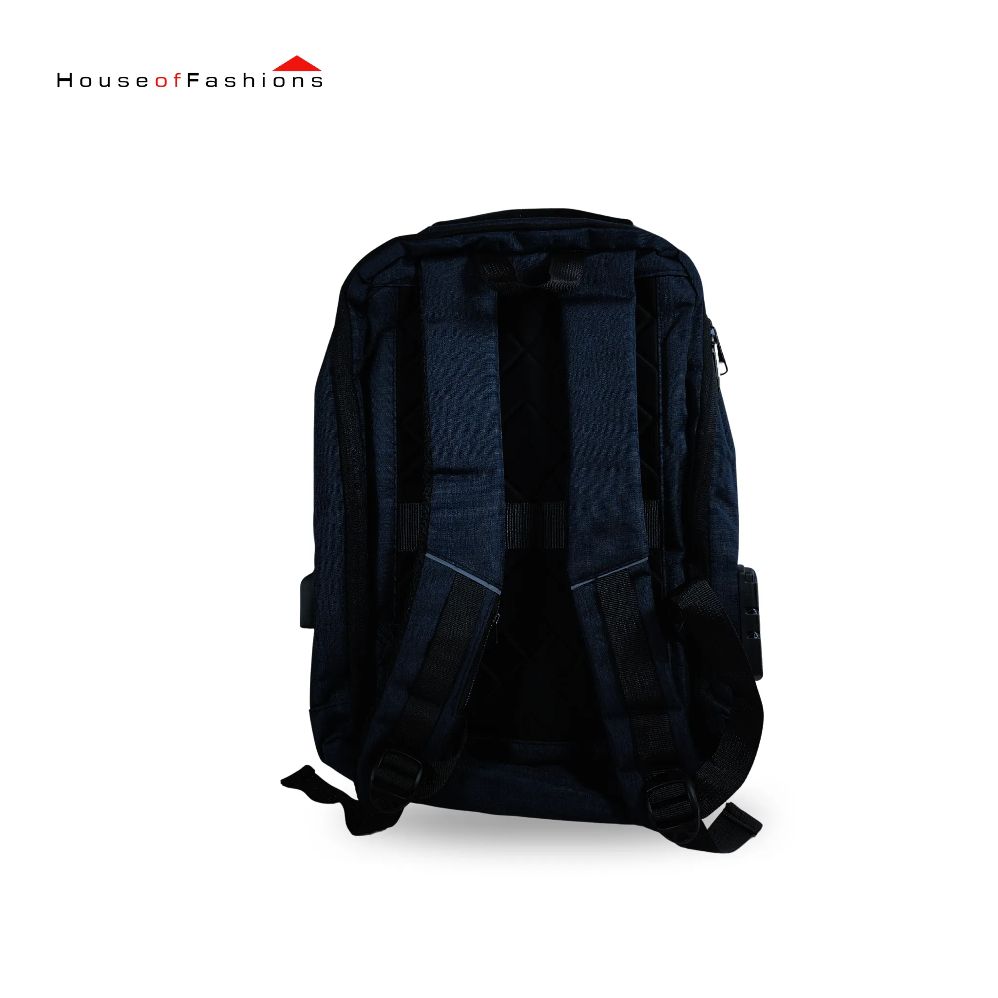 Business Men Laptop Backpack 15.6 Inch Big Capacity Travel Bag Waterproof Material School Backpack Bags with USB Charging Port - Blue