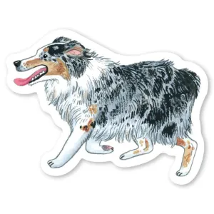 Cactus Club Australian Shepherd Sticker