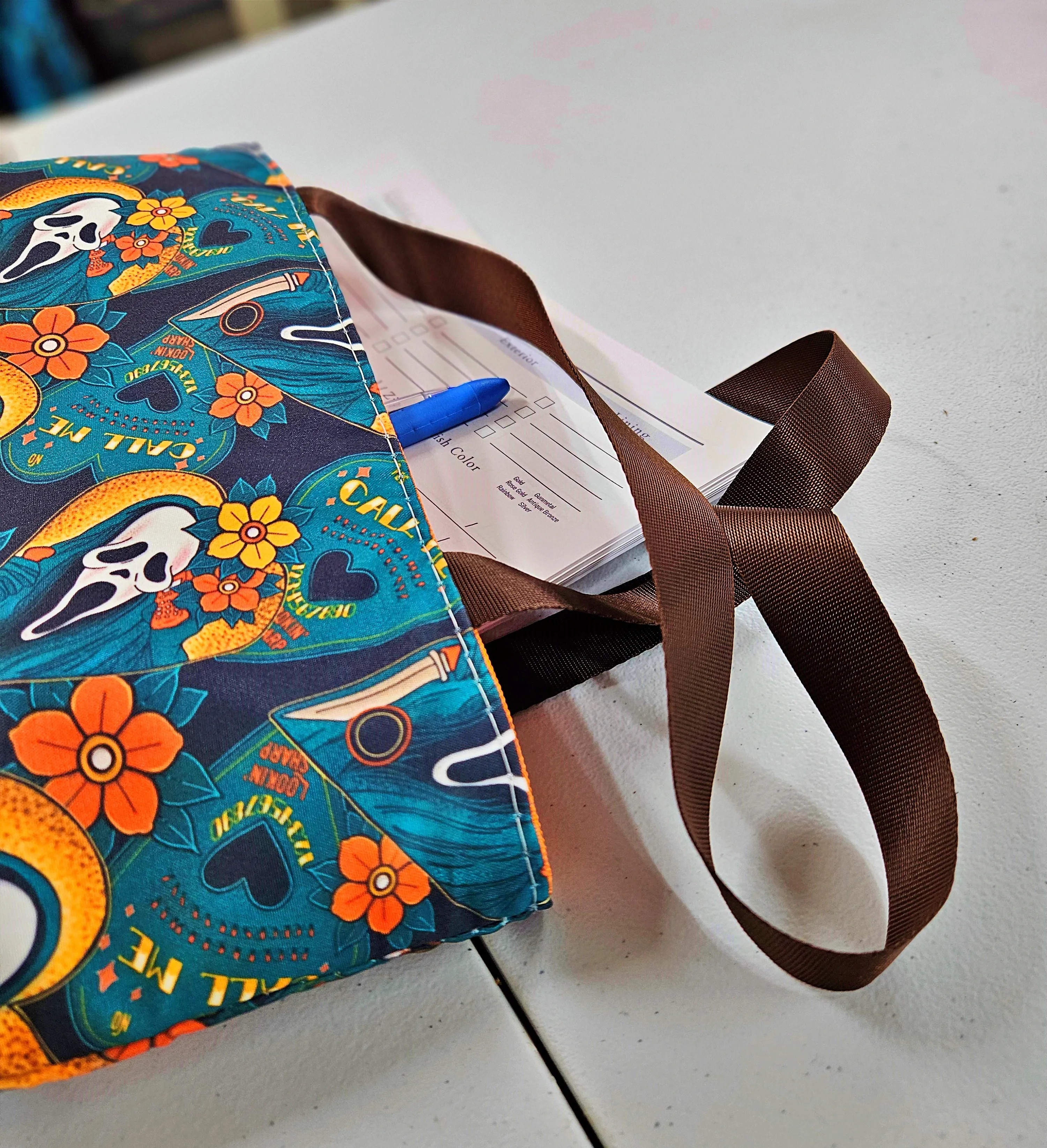 Call Me Green Scream Tote Bag; Pixie Tote
