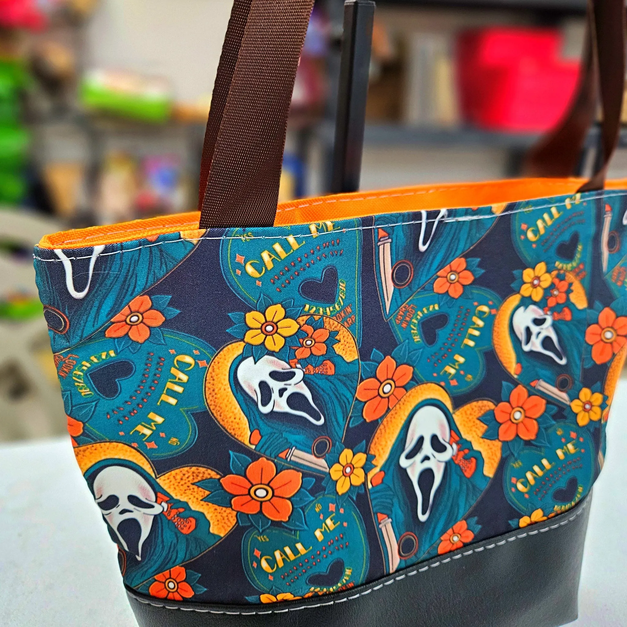 Call Me Green Scream Tote Bag; Pixie Tote