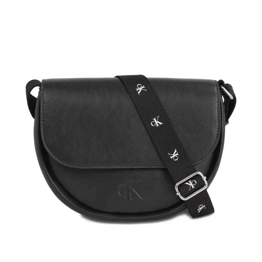 Calvin Klein Jeans Ultralight Saddle22 Pu Crossbody K60K610846-BLK