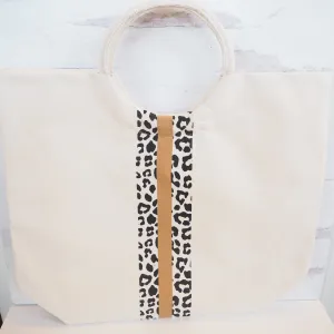Canvas Cheetah Tote
