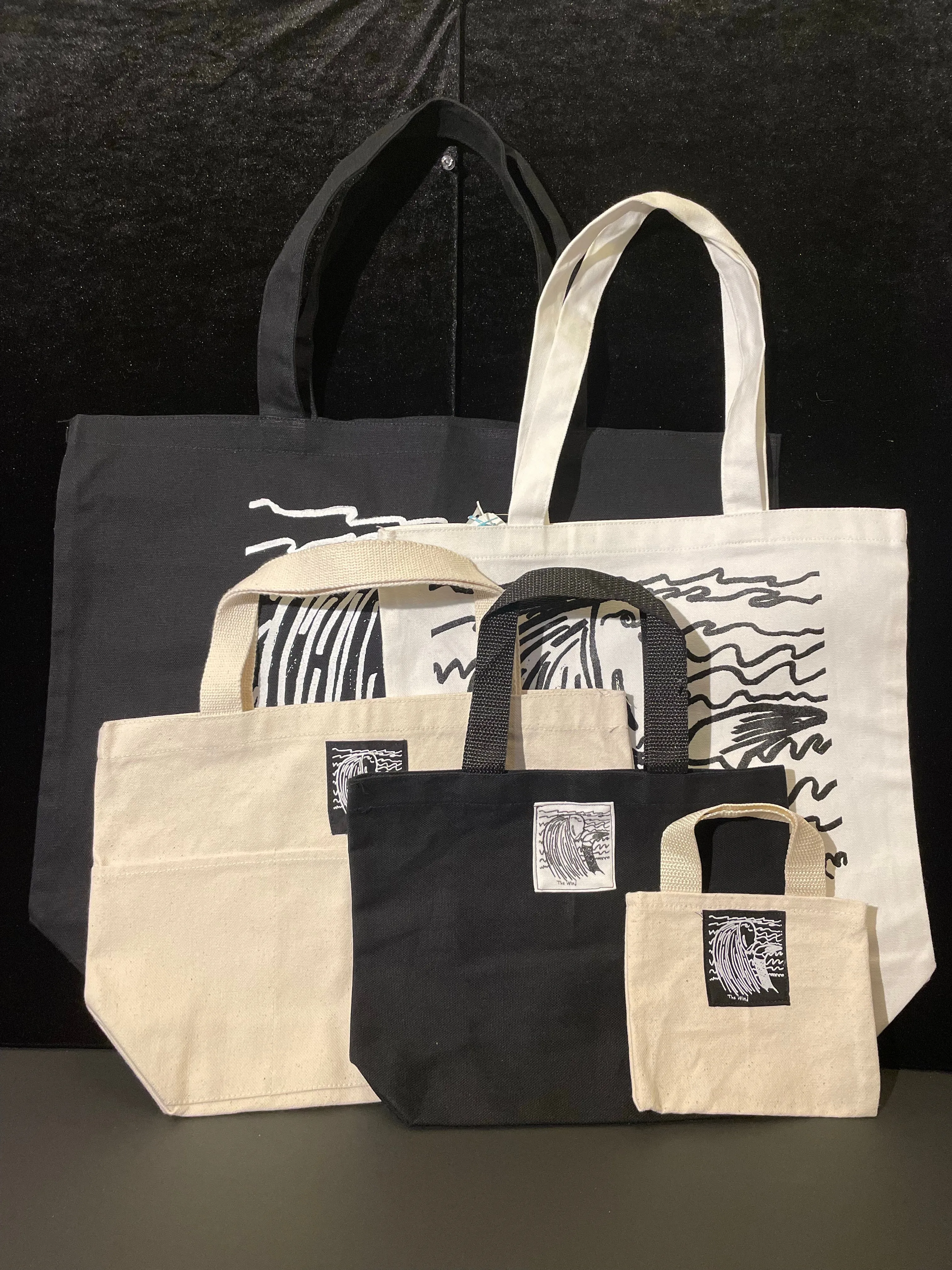 Canvas Tote Bags with Pockets