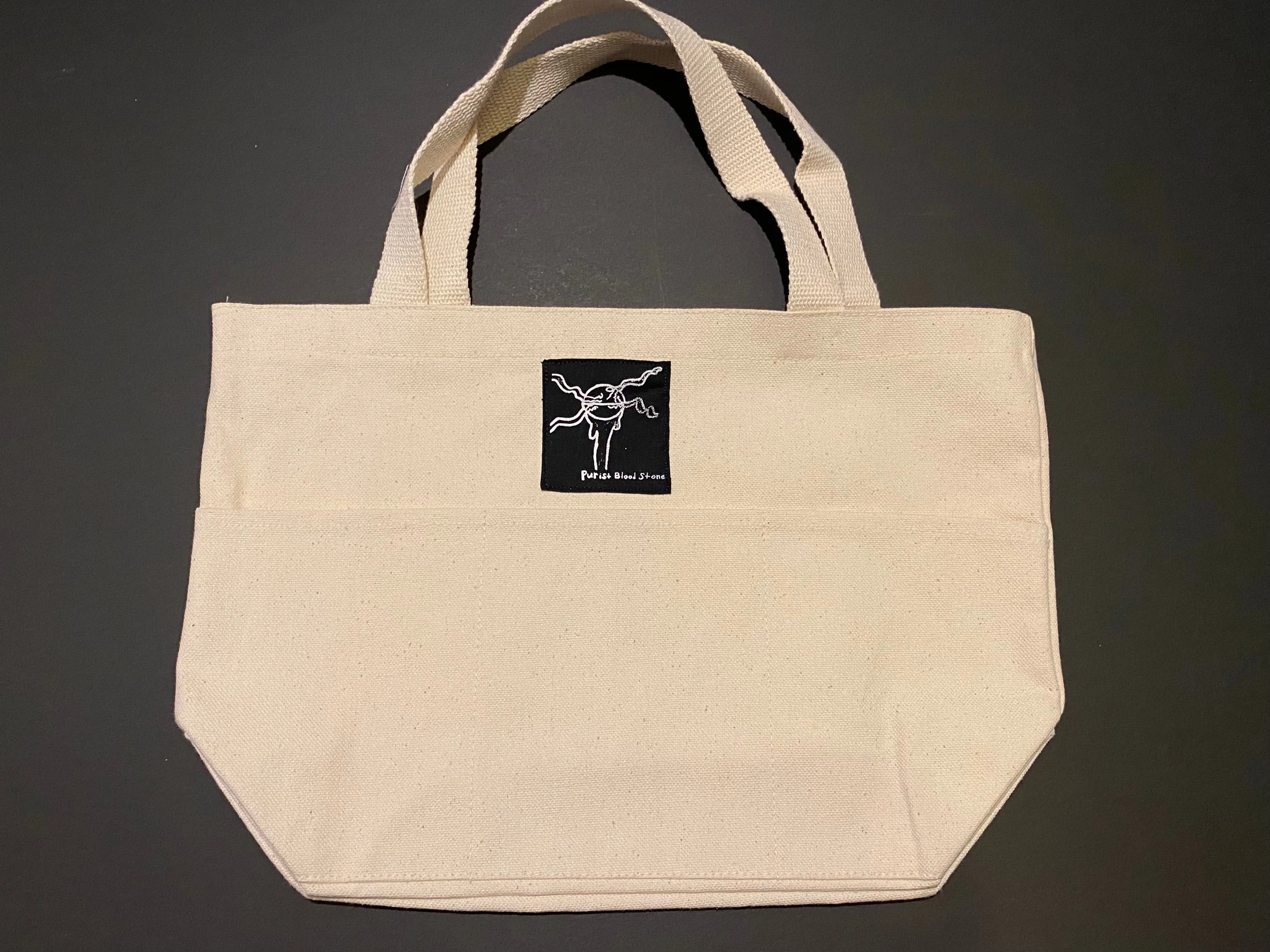 Canvas Tote Bags with Pockets