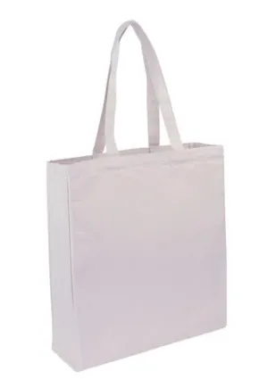 Canvas Tote With Full Gusset - Plain Bag