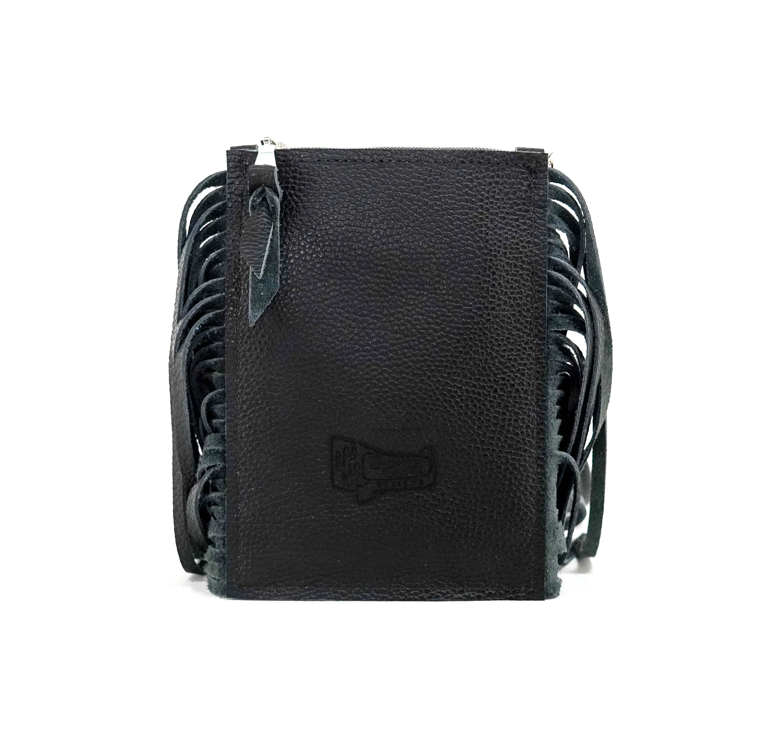 Carrie - Black & White w/ Zebra Leather