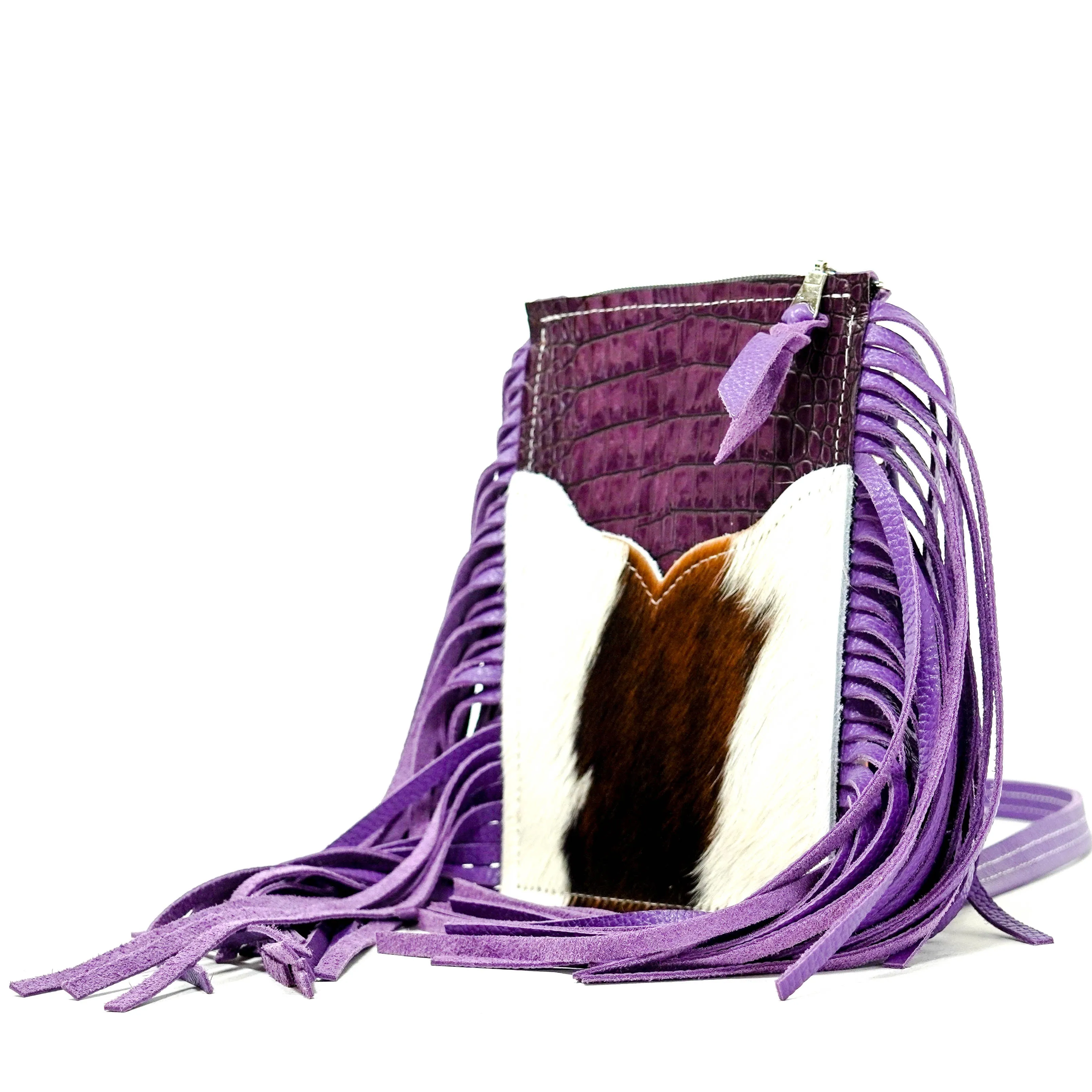 Carrie - Tricolor w/ Amethyst Croc