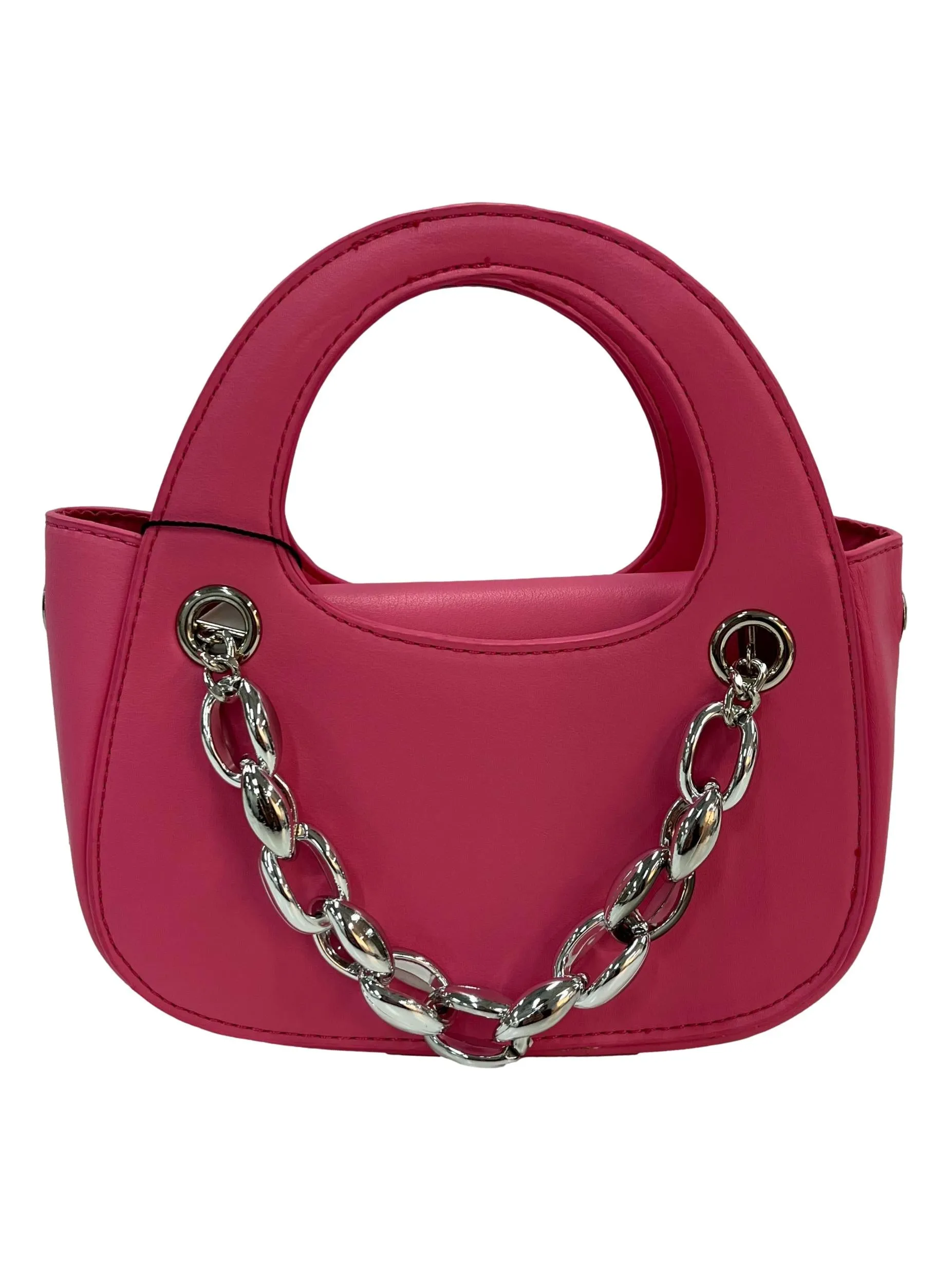Chain Strap Mini Bag - Pink