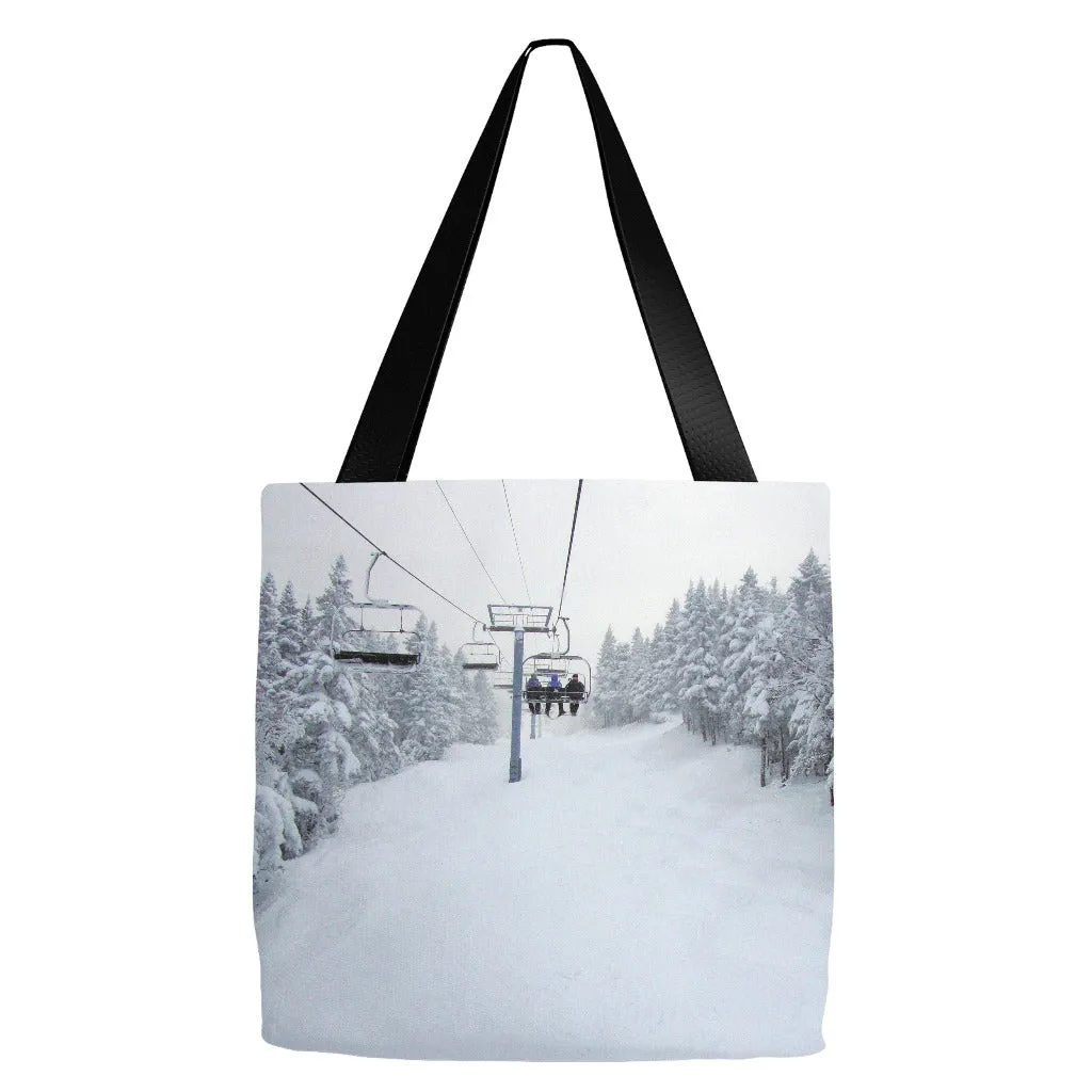 Chair Lift Vermont - Tote Bag