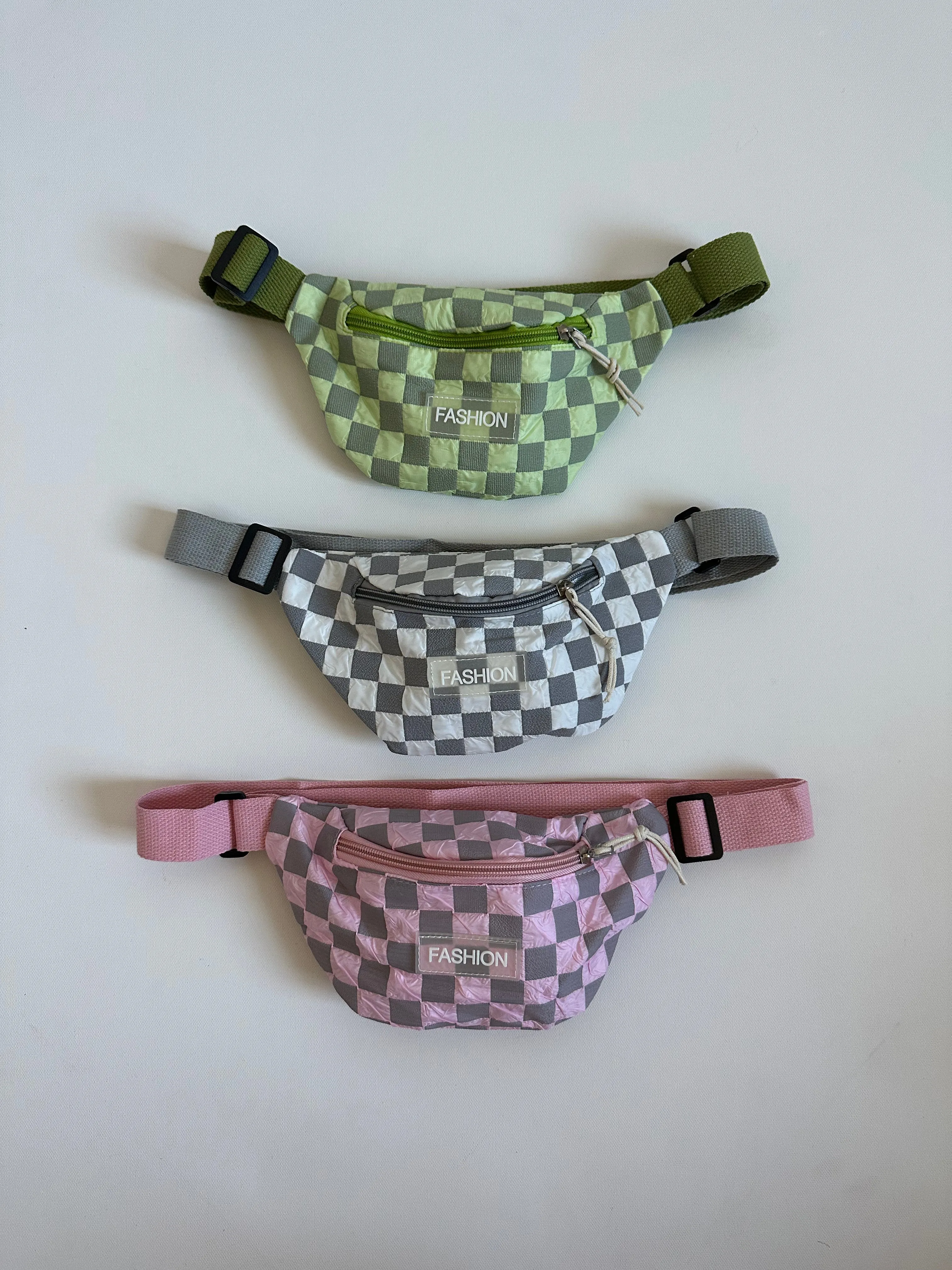 Checkered Crossbody Kids Bag