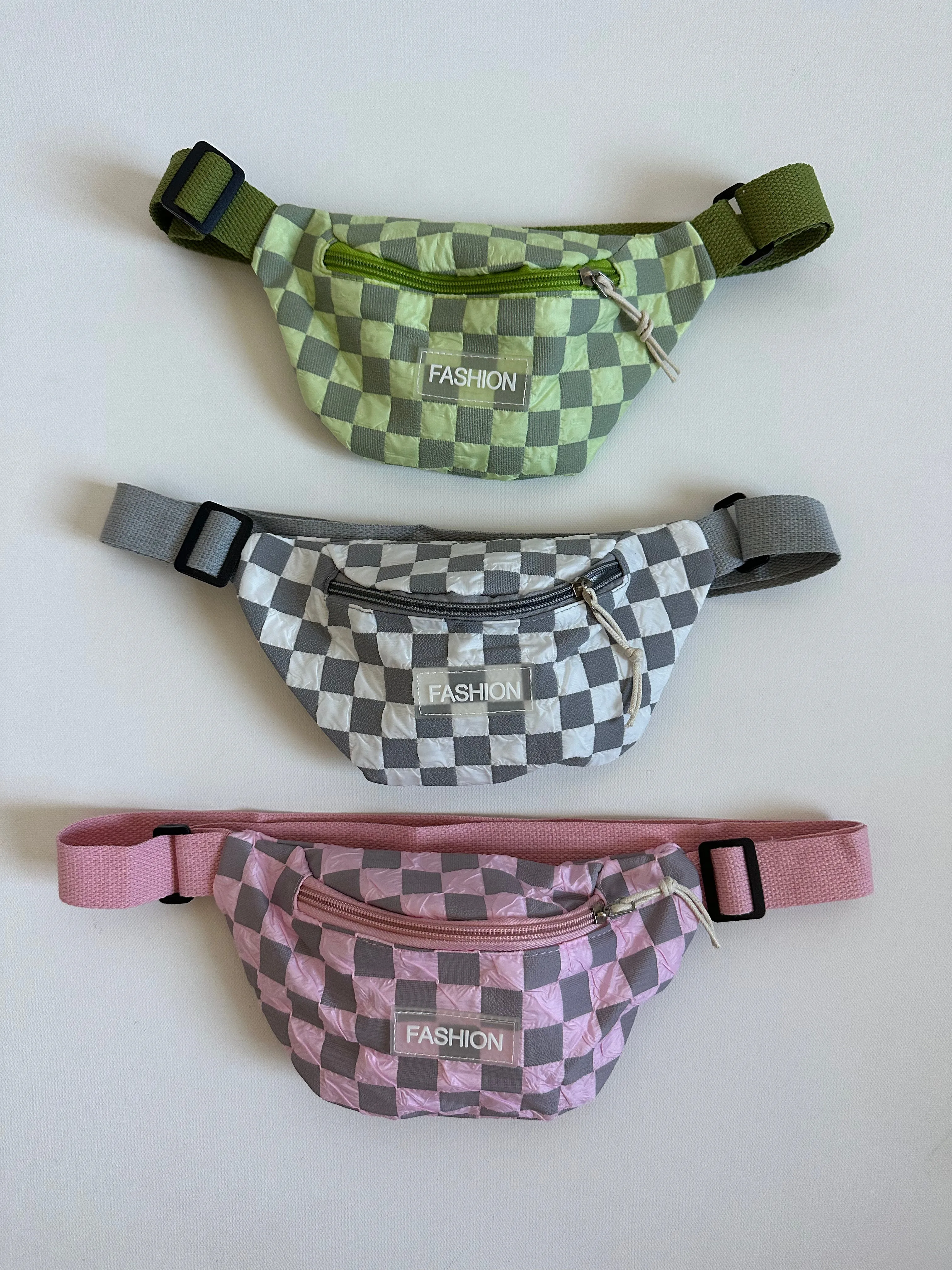 Checkered Crossbody Kids Bag
