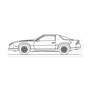 Chevrolet Camaro Z28 III Outline Sticker