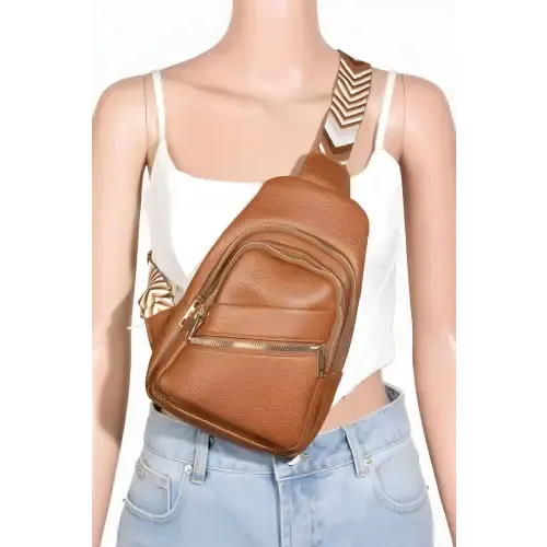 Chevron Crossbody Bag