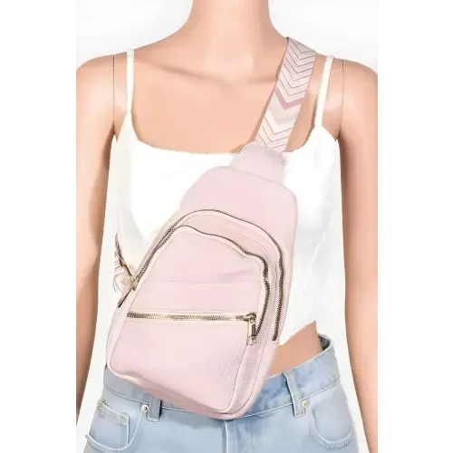 Chevron Crossbody Bag