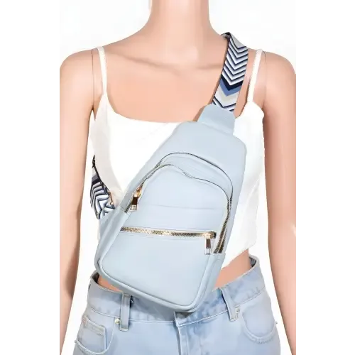 Chevron Crossbody Bag