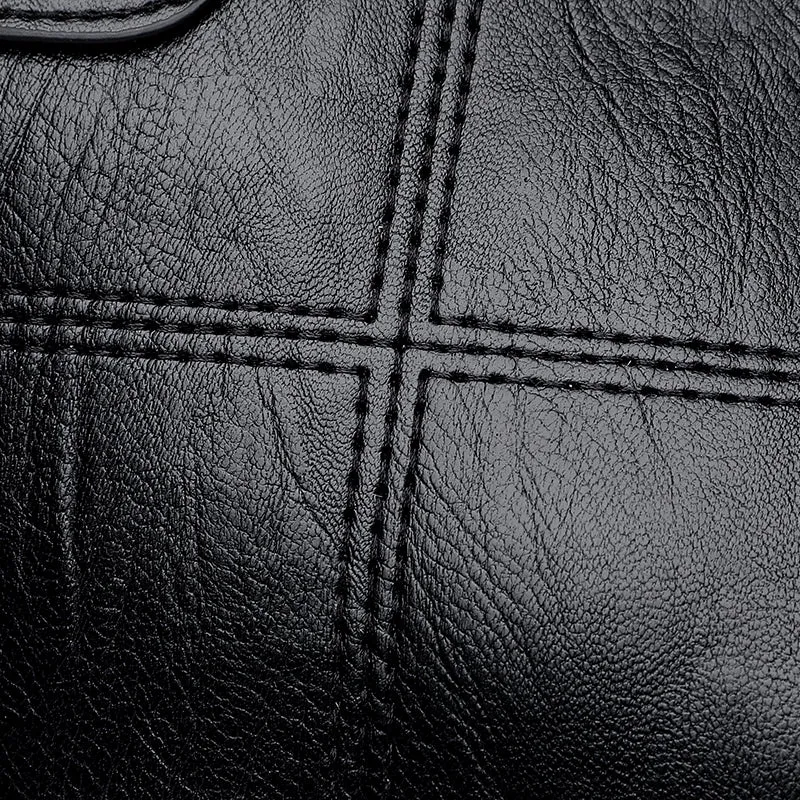 Chic PU Leather Medium Handbag