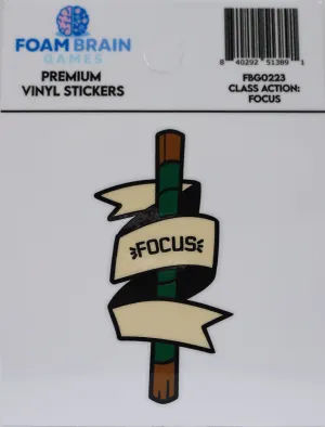 Class Action Sticker: Focus