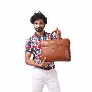 Classic Leather Laptop Bag