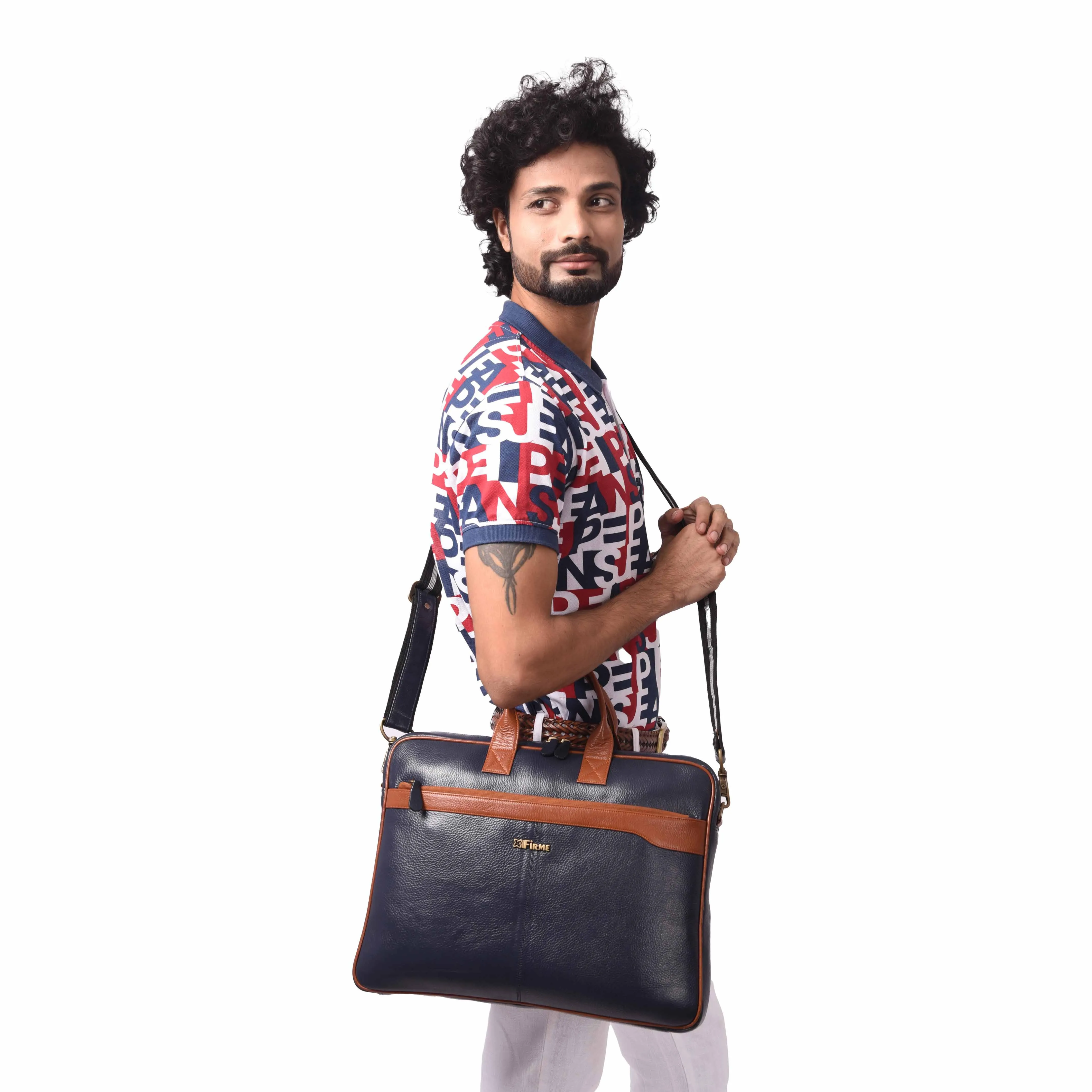 Classic Leather Laptop Bag