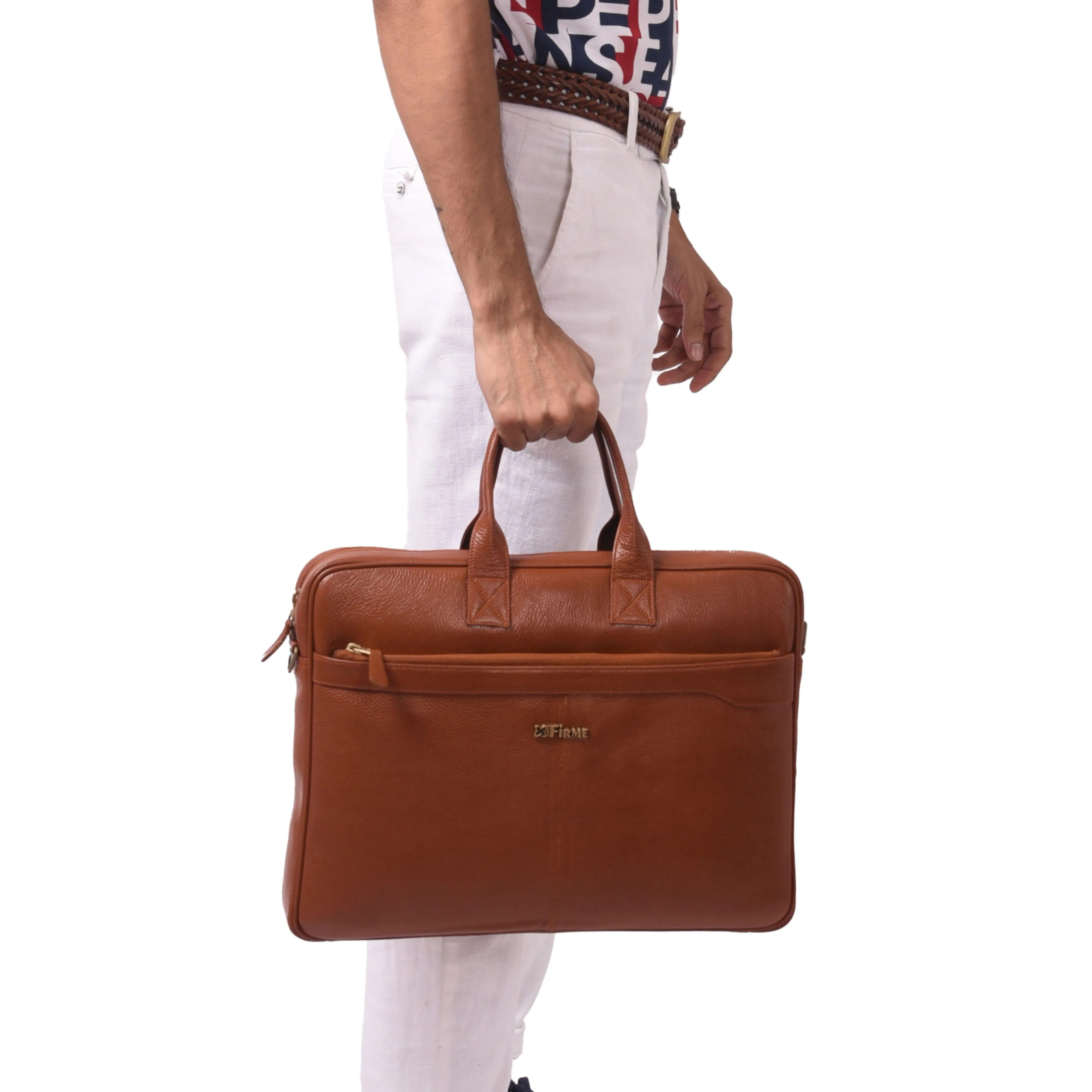 Classic Leather Laptop Bag