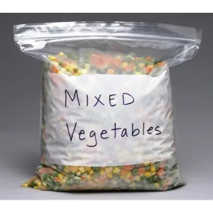 Clear Line Single Track Seal Top Bags with Write-On Block (Sandwich Bags) - 2 Mil or 4 Mil
