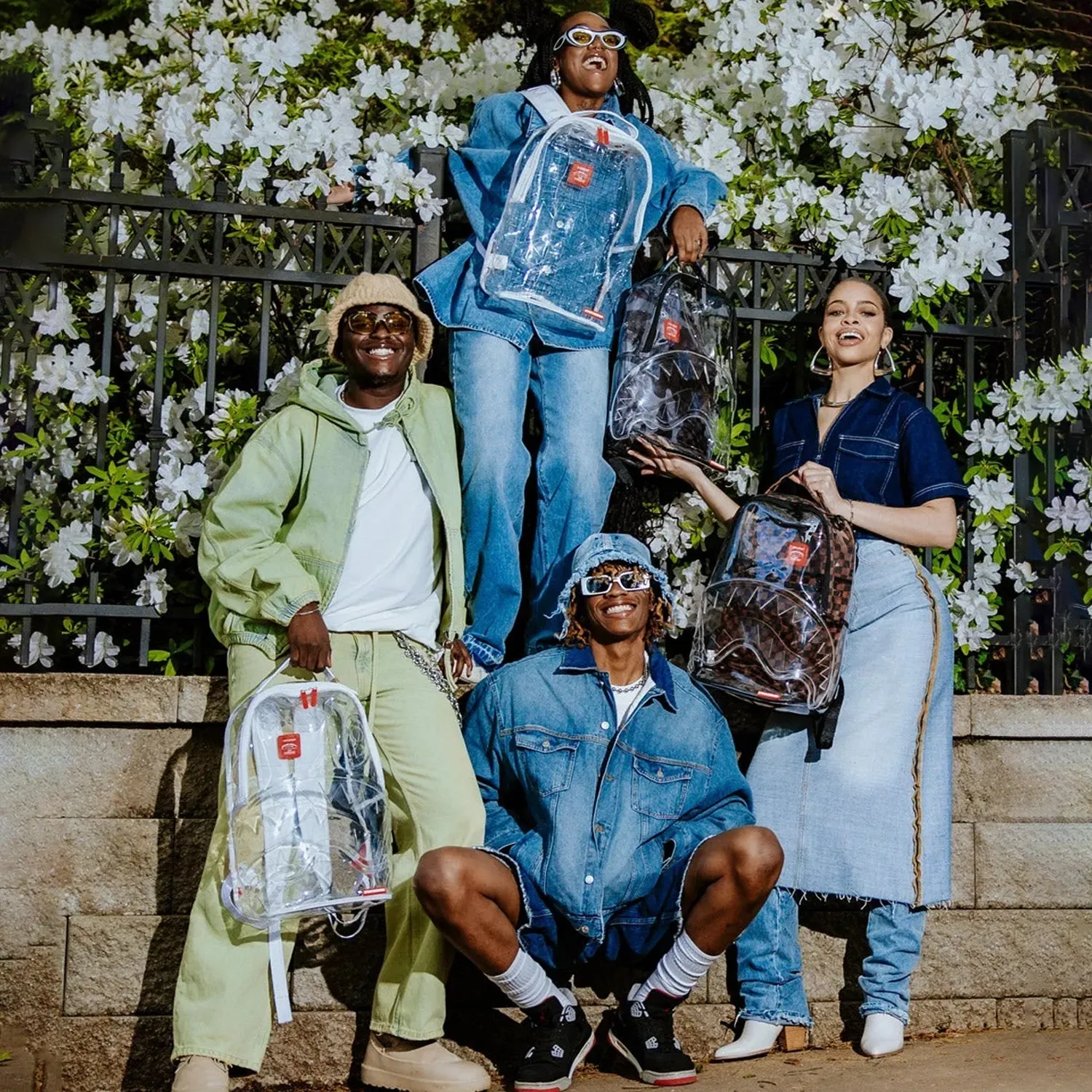 Clear Vision Sharks In Paris 100 All Clear Dlx Backpack