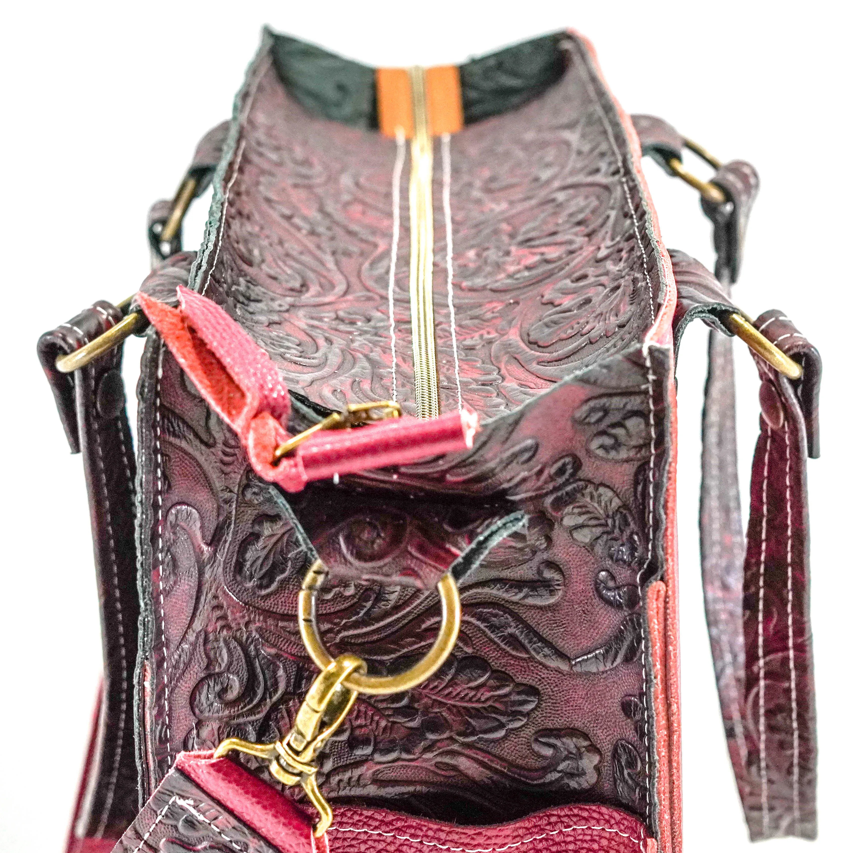Clerk - All Embossed w/ Burgundy Tool