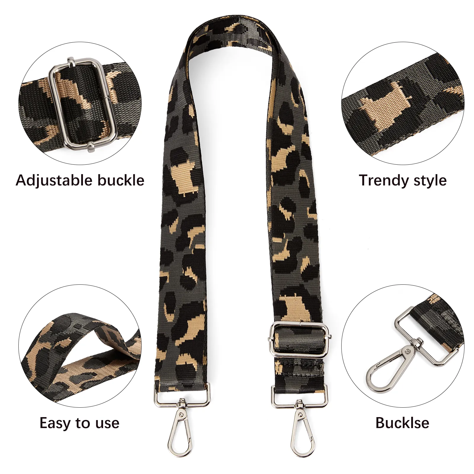 CLUCI Adjustable Wide Strap