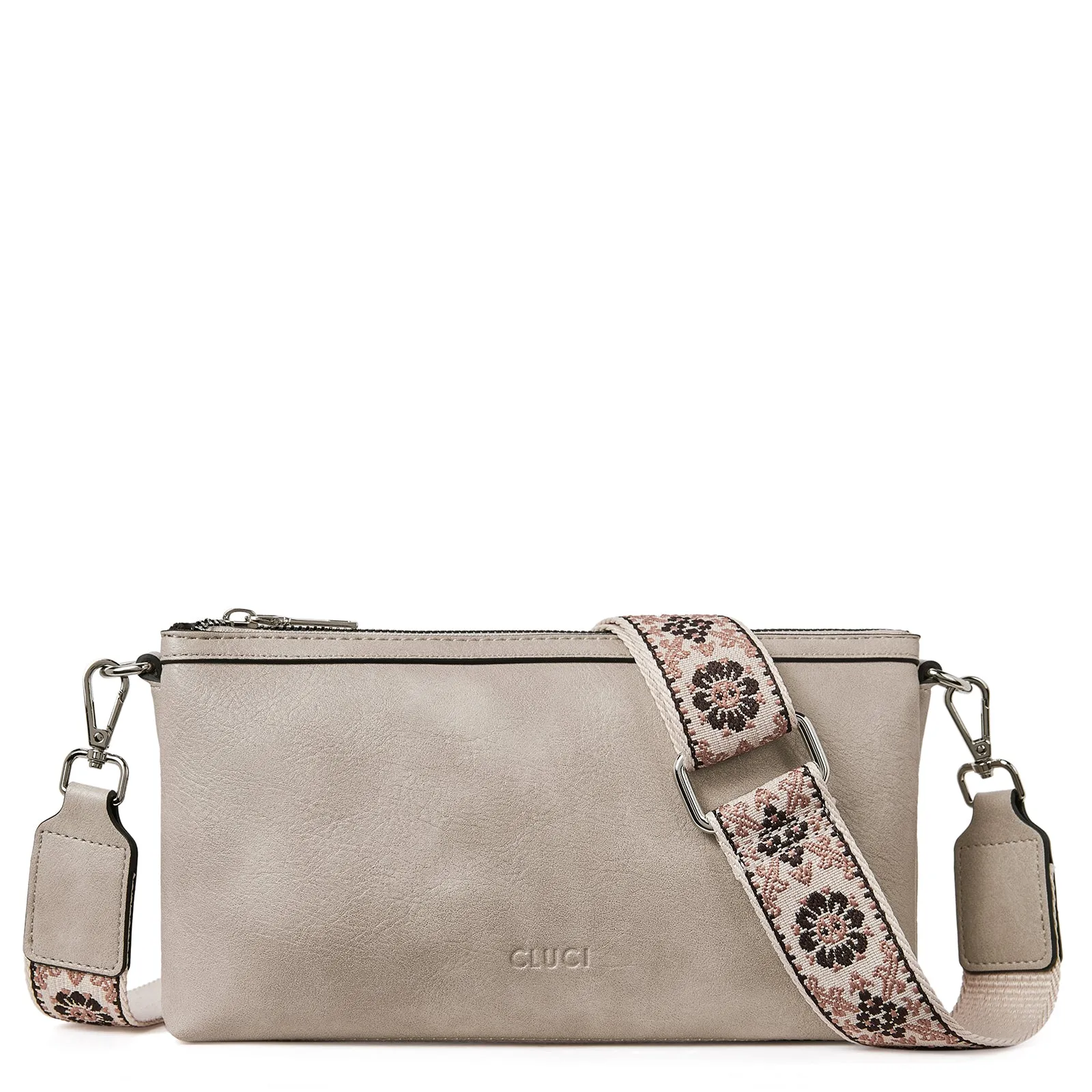 CLUCI Small Crossbody Bag for Women Trendy Vegan Leather Purse for Women Crossbody Bag with Adjustable Wide Strap
