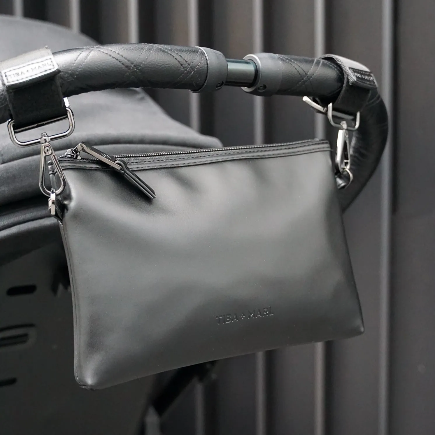 Clutch Cross Body Baby Bag (Black)