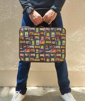 Collage Laptop Sleeves Grey