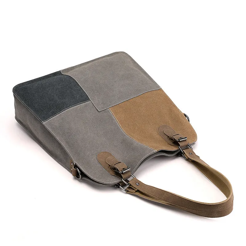 Colorblock Messenger Bag