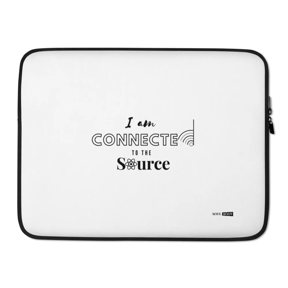 Connected to Source Laptop Sleeve