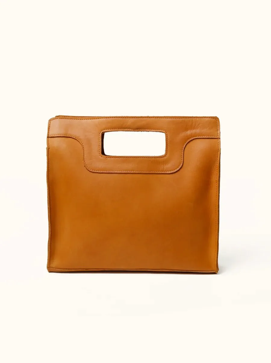 Convertible Leather Crossbody Clutch