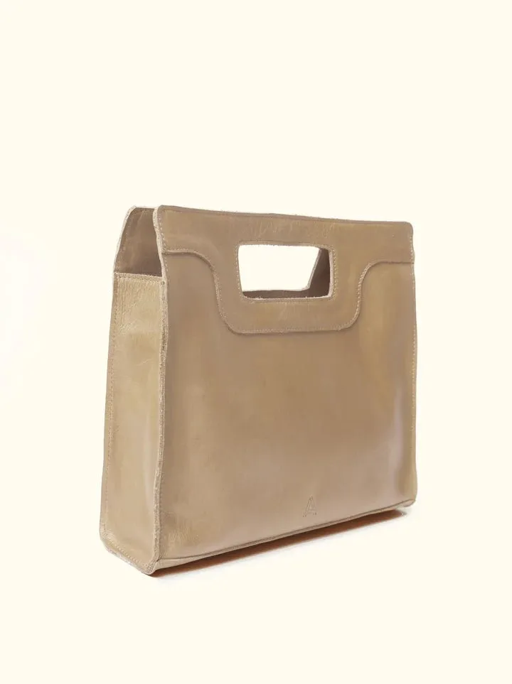 Convertible Leather Crossbody Clutch