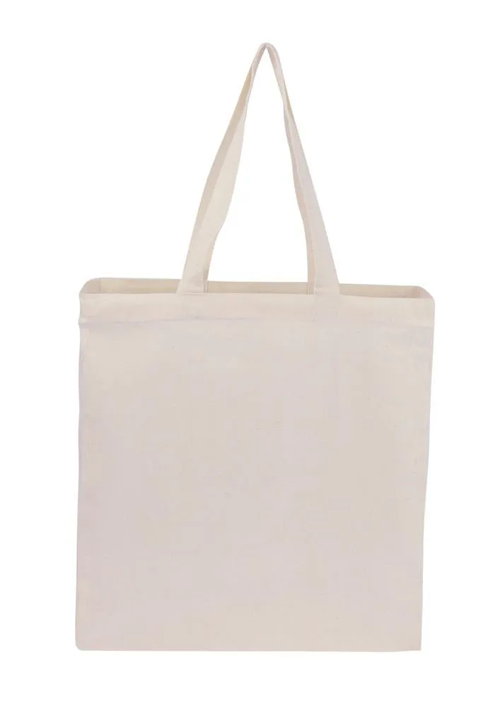 Cotton Tote With Full Gusset - Plain Bag