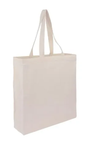 Cotton Tote With Full Gusset - Plain Bag