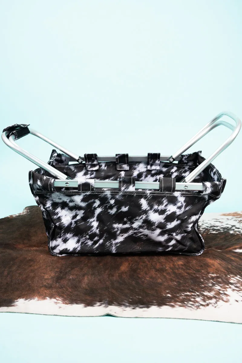Cow-lifornia Dreaming Collapsible Market Basket