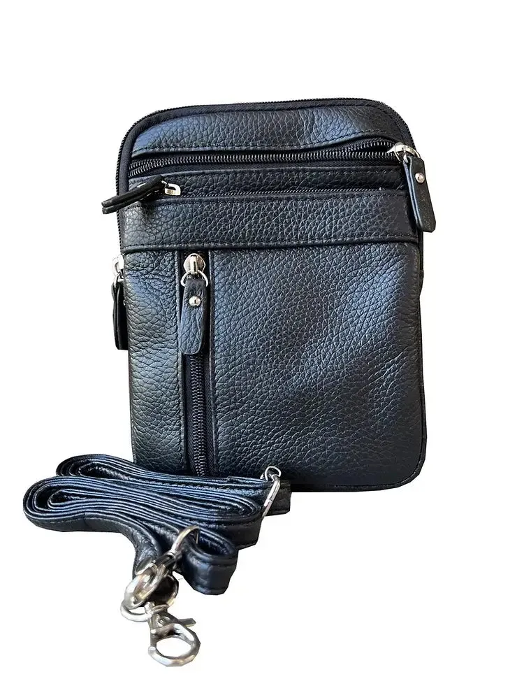 Cowhide Leather Crossbody /Stuffology Boutique