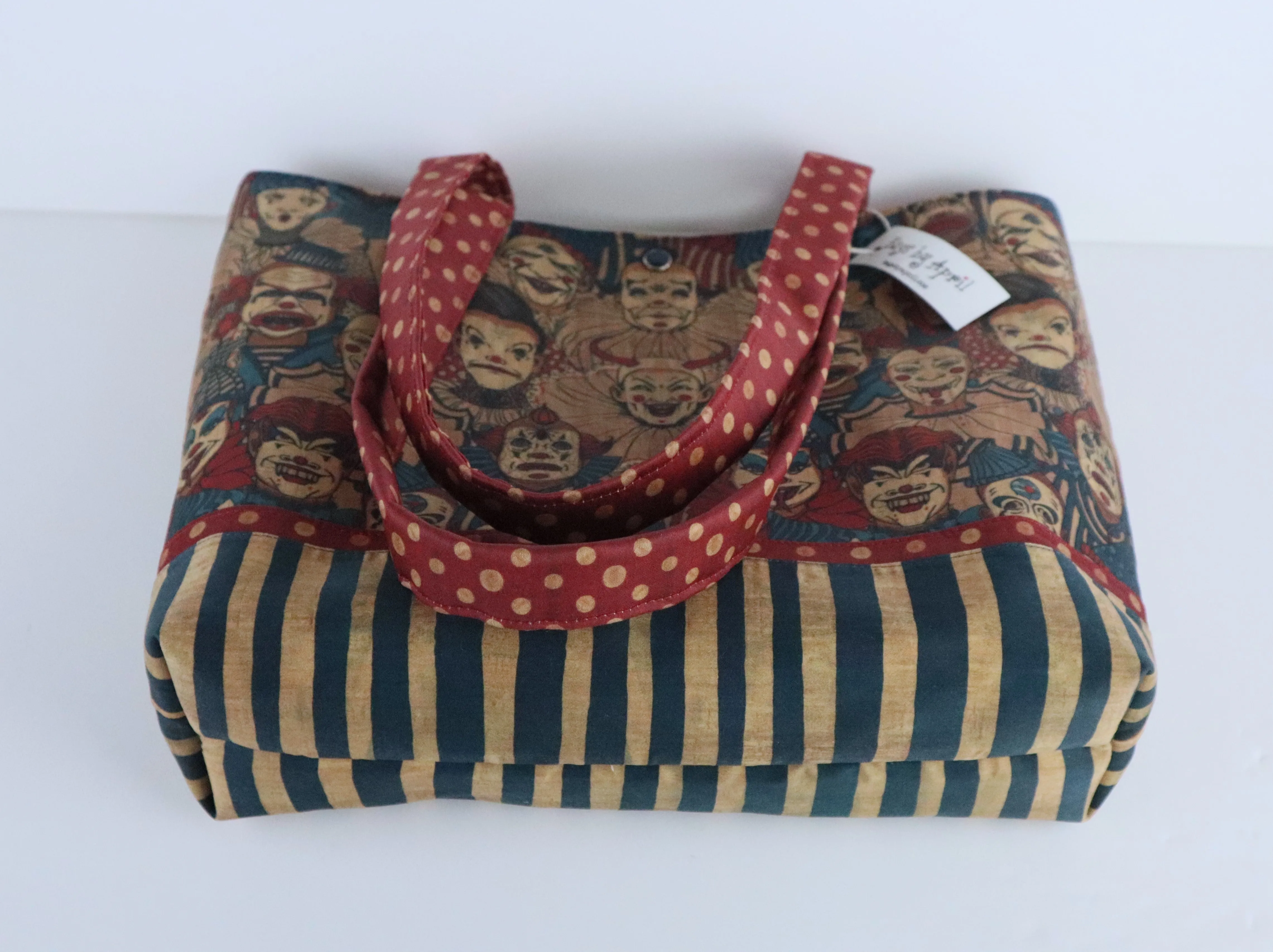 Creepy Circus Clowns Shoulder Bag Purse