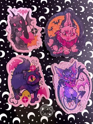 creepy pets ✦ stickers