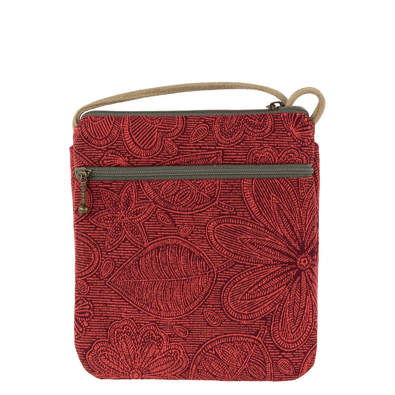 Cupcake Crossbody in Mehndi Red