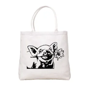 Curious Pig Tote Bag