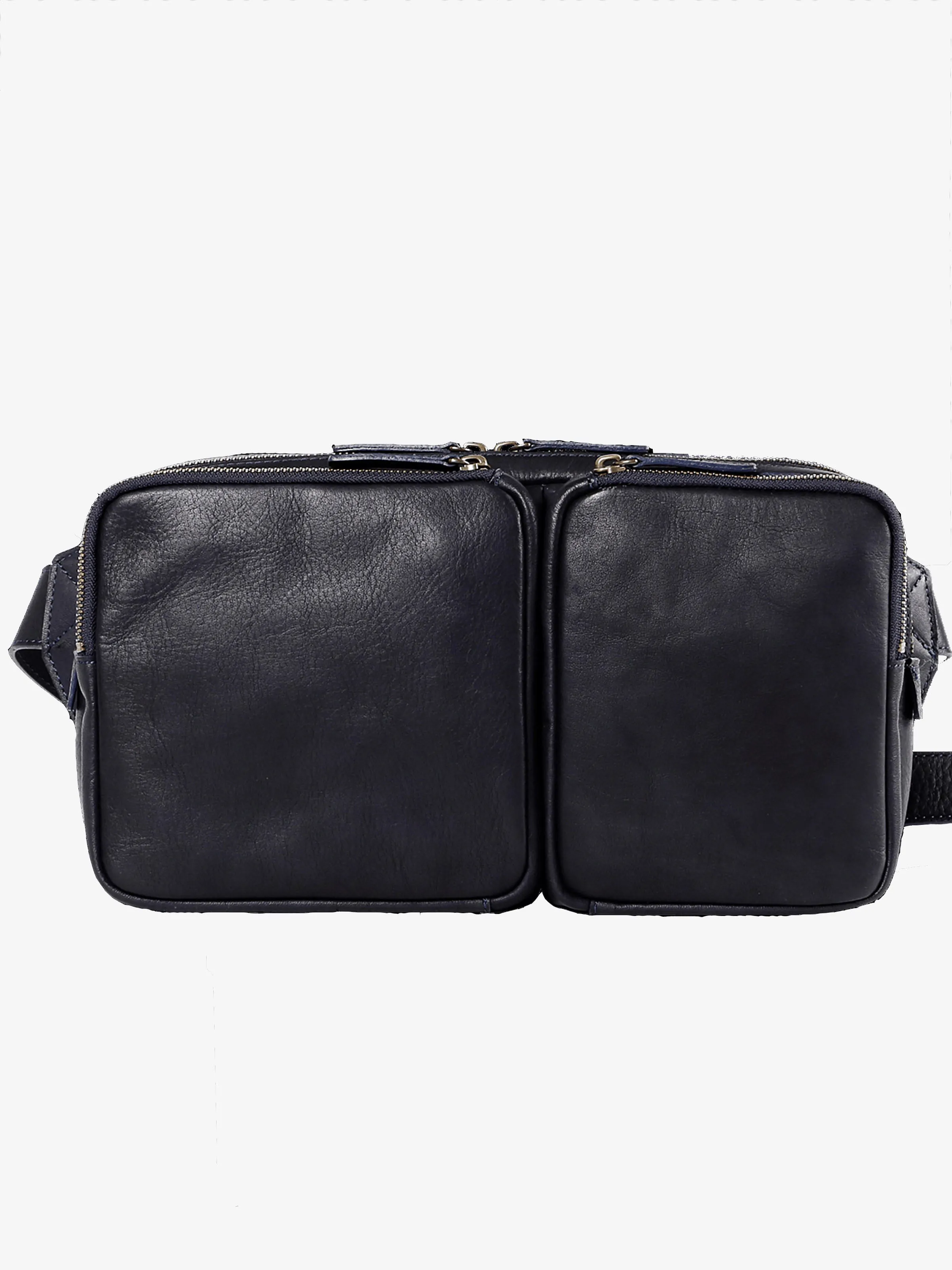 Dark Indigo Roadster Tri-Zip Crossbody Bag