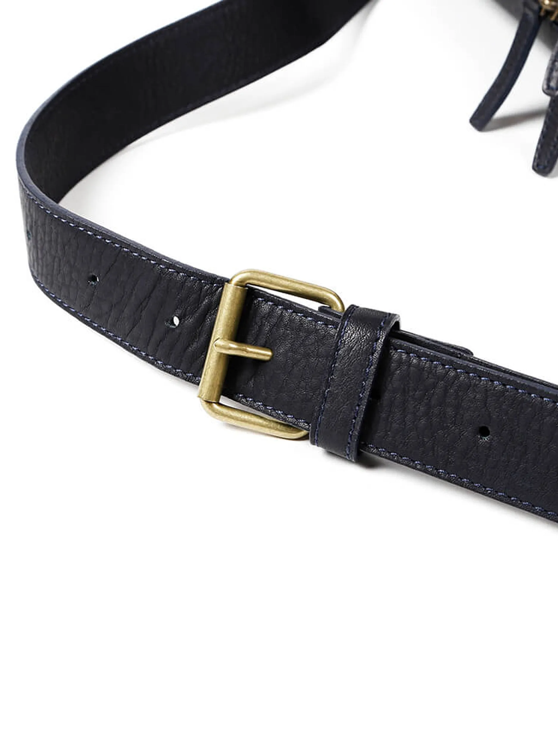 Dark Indigo Roadster Tri-Zip Crossbody Bag