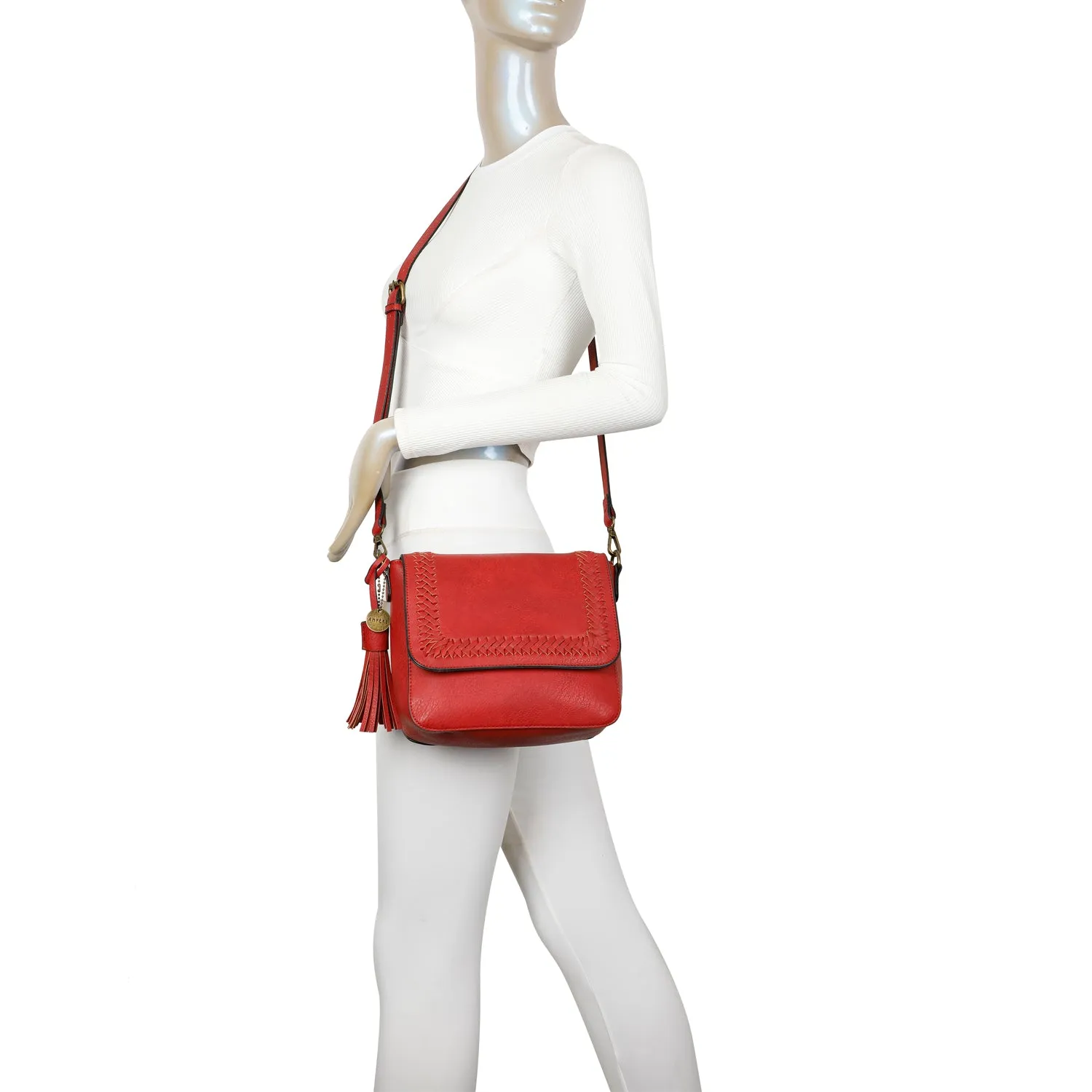 Della Crossbody Vegan Leather - Brown
